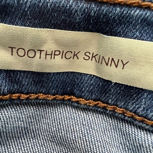 Kut From The Kloth Toothpick Skinny, High Rise, Med wash, size 14S, blue jeans. - Picture 7 of 14